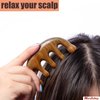 Moreinday Scalp Massager Loc Comb Head Massager Scalp Stress Relax Hair Massager Scalp Comb for Hair Growth Massage Comb Gift for Women Men