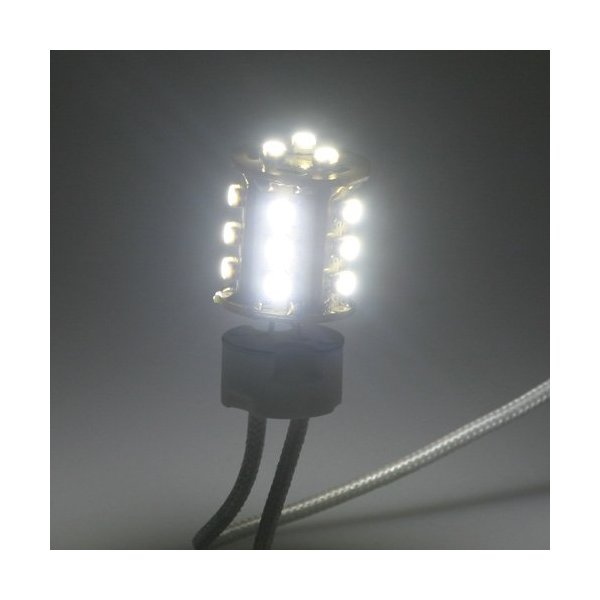 LEDwholesalers Tower Type G4 Base 10 to 32 Volt Ac Dc 18 SMD White LED 216 Lumen 360 Degree, (Package of 6), 1412WHx6