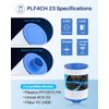 POOLPURE 4CH-23 Spa Filter Replaces PFF25TC-P4, Lifesmart 303263, 78459, Filbur FC-2400, Excel Filters XLS-442, Freeflow Lagas FF-100 CLX Claro, SD-00206, Aladdin 12536, AK-90032 Hot Tub Filter 1PACK