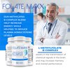 FOLATE MAXX FolateMaxx L-Methylfolate + B12 Methylcobalamin & B6 Blend (7.5mg) - 60 Capsules - Active B-Complex with Cofactors & Essential Amino Acids - Non GMO, Gluten Free, No Fillers