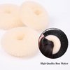 Hair Bun Maker Hair Doughnut Set For Kids Girls and Women, Ring Style Hair Bun Shaper Ballet Buns Maker 6Pcs Donut Sock Bun, Hair Accessories DIY Hair Styles (Beige/2.75”)