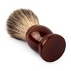 QSHAVE 100% Best Original Pure Badger Hair Shaving Brush Handmade. Real Wood Base. Perfect for Wet Shave, Safety Razor, Double Edge Razor