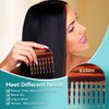 KAHEM Handmade Wide Tooth Comb for curly hair.Small Wide Tooth Comb for Long and short Hair Detangler Comb For Wet and Dry. Professional hair cutting combs-3.14Inch