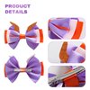 2PC Purple Dragon Ears Hair Bow Clips 4 Inch Women Dragon Horns Halloween Costume Hair Accessories for Figment