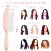 Mini Travel Vent Cute Hair Brush,Fast Dry Shower Detangler Brush,Glide Through Tangles With Ease For Women Girl Kids Curly Hair