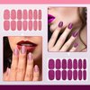 SILPECWEE 24 Sheets Nail Wraps for Women Glitter Nail Polish Strips Self Adhesive Nail Polish Stickers Gel Nail Strips Fingernail Manicure Stickers for Nail Art with 1pc Nail File