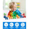 Coogam ABC Letters Matching Game, 26PCS Alphabet Fine Motor Skill Color Shape Recoginition Preschool Educational Montessori Learning Toys for 2 3 4 Years Old Toddlers