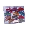 Generic Lucky Rudra Plastic Hair Clips Clutcher For Girls and Women Pack 12 Pcs With Shine Design Multicolor