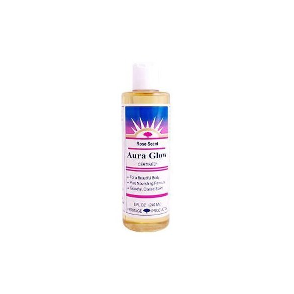 Heritage Aura Glow Rose Body Oil, 8 fl oz, Pack of 5