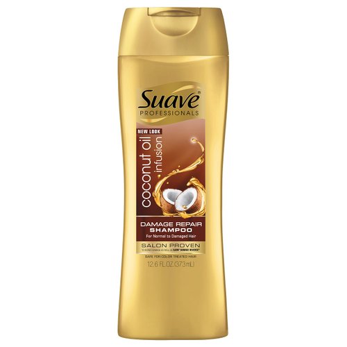 Suave Professionals Damage Repair Shampoo, Coconut Oil Infusion 12.6 Fl oz