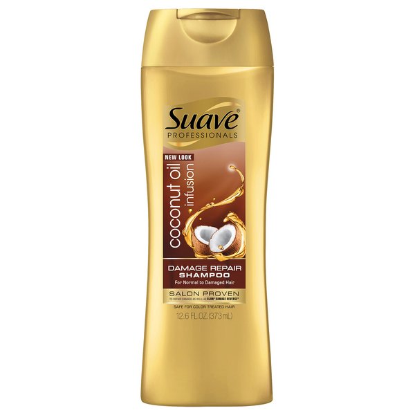 Suave Professionals Damage Repair Shampoo, Coconut Oil Infusion 12.6 Fl oz