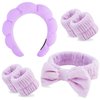 Chanaco Makeup Headband,Wrist Towels for Washing Face, Headband for Washing Face, Skincare Headband,Spa Headband, Face Wash Headband,Teen Girl Gifts Trendy Stuff, Hair Accessories for Women Girls