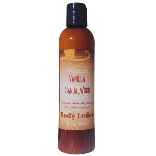 Vanilla Sandalwood handmade body lotion - all natural, ultra-rich Avocado oil, blend of sandalwood and warm vanilla. (4 oz)