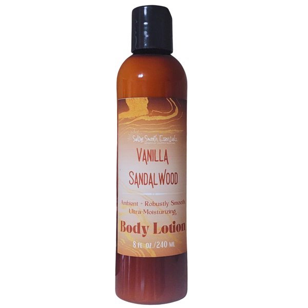 Vanilla Sandalwood handmade body lotion - all natural, ultra-rich Avocado oil, blend of sandalwood and warm vanilla. (4 oz)