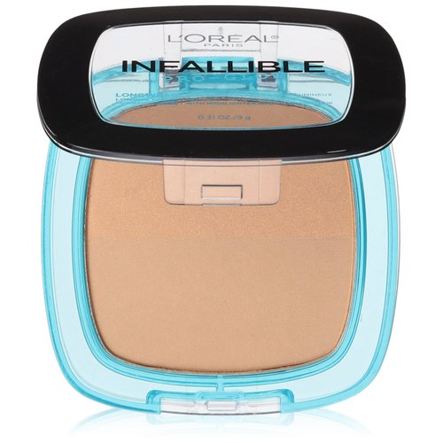 L'Oréal Paris Infallible Pro Glow Pressed Powder, Sun Beige, 0.31 oz.