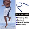 Goothdurs Speed Jump Rope Tangle-Free with Ball Bearing - Adjustable & Self-Locking Aluminum Skipping Ropes with Carrying Pouch Ideal for Crossfit Training, Boxing, and MMA Workouts