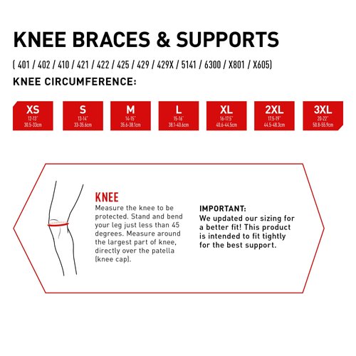 McDavid Knee Compression Sleeve, Lightweight Support with Neoprene, for Left & Right Knee, Fits Men & Women, Includes 1 Sleeve, Black, XXL