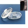 Eyeglasses Nose Pads 15mm 6 Pairs Oval Pushin Nose Pieces Push in Soft Silicone Slide in Nose Pads Nosepads for Eye Glasses Eyeglasses Sunglasses