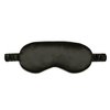 Mulberry Park - 100% Pure 22 Momme Silk Sleep Eye Mask - Luxurious, Smooth and Ultra Soft Comfortable Sleeping Mask with Silk Covered Strap, Blocks Light for Deep, Full Night's Sleep - Black