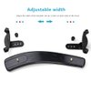 NANYI 4/4 Violin Shoulder Rest Collapsible Adjustable 3/4 Size Violin niversal Type Violin Parts soft Safety Easy to use, High strength sponge (Black) mute and rosin.
