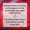 RCScrewZ Stainless Steel Screw Kit for Traxxas Rustler 4x4/VXL, Replacement for RC Car Rusted and Stripped Screws, Race Quality Upgrade, Assembled in USA for Traxxas Kit (67076-4) -tra087