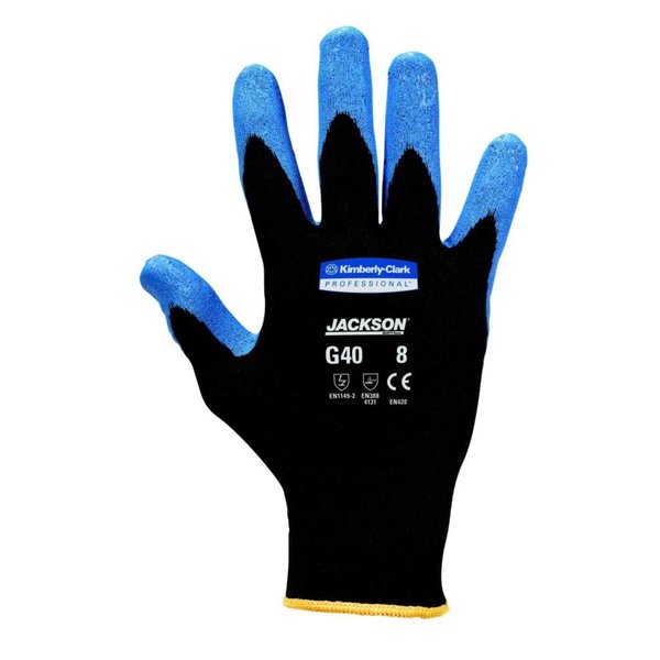 Kimberly-Clark G40 Foam Nitrile Coated Work Gloves, 40228, Purple, 12 per Pack