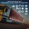 SWRT DOT-C2 Reflective Tape 2 Inch x 160 Feet Red White Reflective Tape Outdoor Waterproof Conspicuity Strong Adhesive Reflector Tape Warning Safety Reflective Tape for Vehicles Trailers Boats Signs