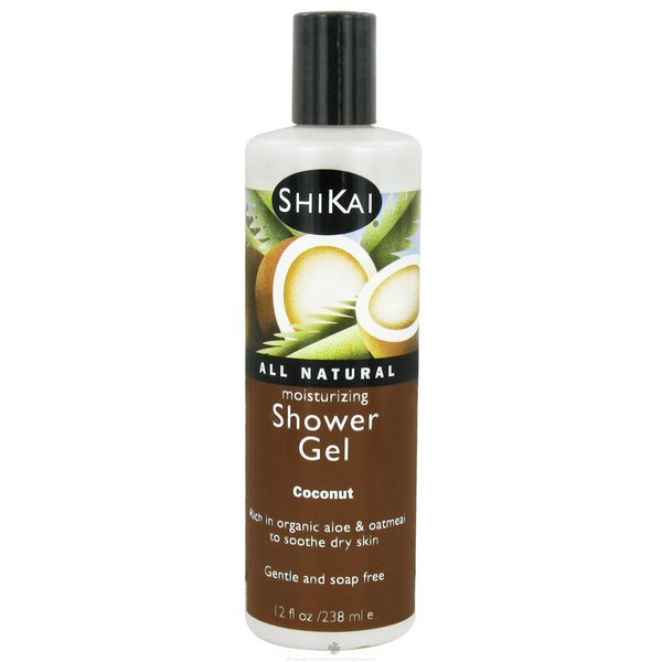 SHIKAI SHOWER GEL COCONUT 12OZ