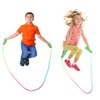 Elcoho 10 Pack Kids Rainbow Jump Rope Set Jumping Ropes Vibrant Skipping Ropes for Kids Outdoor Fun, Party Favors, 7.2 Feet