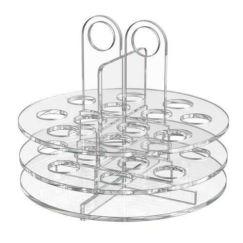 Marketing Holders Lucite Lipstick and Cosmetic Holder 12 Slot Storage Display Caddy Clear Acrylic Lip Gloss and Makeup Chapstick Liner Storage Solution