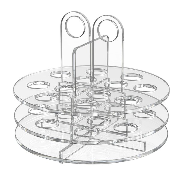 Marketing Holders Lucite Lipstick and Cosmetic Holder 12 Slot Storage Display Caddy Clear Acrylic Lip Gloss and Makeup Chapstick Liner Storage Solution