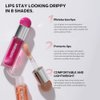 MYUANGO Moisturizing Lip Glow Oil, Hydrating Lip Care Lip Tint, Shiny Lip Glow Vegan Plumping Lip Gloss for Dry Lips (101, Travel Size)
