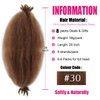 Afro Twist Hair 28 Inch 8 Packs, Springy Afro Twist Hair Pre Fluffed Spring Twist Hair Pre Stretched Wrapping Hair for Soft Locs Hair Extensions (8-30#)
