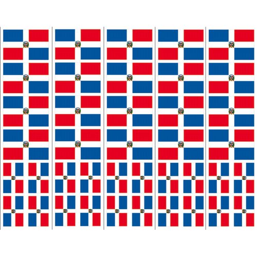40 Tattoos: Dominican Republic Flag, DR Party Favors