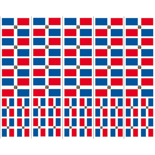 40 Tattoos: Dominican Republic Flag, DR Party Favors