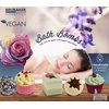 BRUBAKER Cosmetics 6 Handmade "Pink Moments" Spa Bath Bombs Bath Melts Bath Truffles Gift Set - All Natural Vegan, Organic Shea Butter, Cocoa Butter and Olive Oil Moisturize Dry Skin