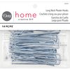 Dritz Home 44324 Long Neck Pleater Drapery Hooks (14-Piece) , Silver