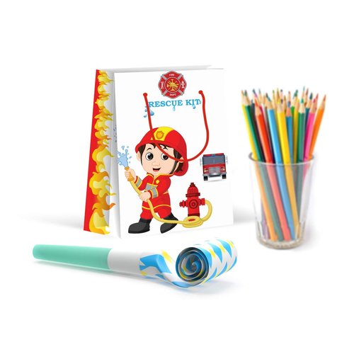 Premium Firefighter Party Bags, Party Favor Bags, New, Treat Bags, Gift Bags, Goody Bags, Party Favors, Party Supplies, Decorations, 12 Pack