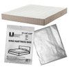 uBoxes Moving Supplies King Mattress Cover/Bag 76" x 15" x 104", Clear