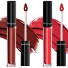 blackangel Super Stay Matte Liquid Lipstick, Brown Red + Red Wine Color, Longwear Waterproof Lipstick for Women, Highly Pigmented Color, Lightweight Lipstick (#813+ #921)