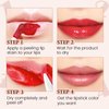 DAGEDA 2 Colors Peel Off Lip Liner Stain Set, Tattoo Color Lip Tint Stain, Long Lasting and Waterproof Lip Stain Peel off Lip Makeup,Peel Off Lip Liner with Natural Matte Finish (03+05)