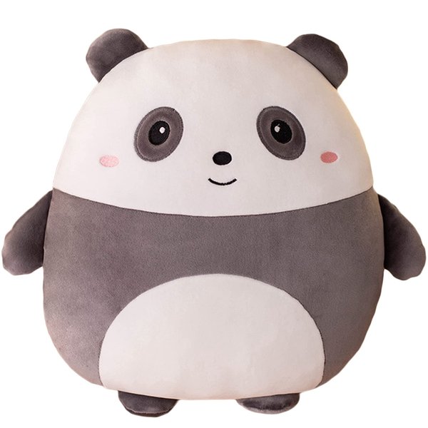 lannery Panda Plush Pillow, Panda Stuffed Animal Toy Kawaii Panda Plushies Hugging Pillow Gifts for Room Decor Birthday Valentine Day, 16 inch