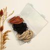 100 Pcs 4cm Elastics Hair Ties No Damage Small Bulk Hair Band, Medium Hold Ponytail Holders for Women and Girls