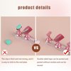 600 Pcs False Tip Double Sided Adhesive Tapes Double Sided Tapes for Nail Art Holder Nail Art Display Tapes Pre-cut Nail Display Strips for Nail Art Holder Nail Display Book