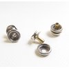 Gypsy Snap Stud w/ 11/32" Long Brass Post & Stainless Steel Socket Set (25 of Each Piece)