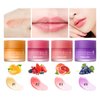 Tiejdhr Sleeping Lip Mask, Nourish & Hydrate Lip Mask With Vitamin E, Lip Balm Lip Skin Care, Hydrating & Moisturizing Reduce Lip Lines, Night Sleep Anti-chapped Lip Cream (02# Berry)
