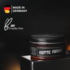 Charlemagne Matte Pomade - Matte Hair Pomade Men - Hair Wax for Men Matte Finish - Developed by Barbers, Made in Germany - 100 ml Hair Pomade - Hair Cream Men Styling Cream