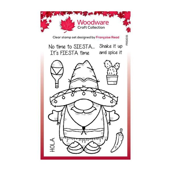 Woodware Clear Stamps 4"X6"-Singles Fiesta Time