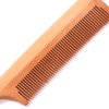Vctitil 3pcs Natural Wooden Sharp-Tail Comb Anti-Static Fine Tooth Comb Hair Care Tool Portable Styling Tool