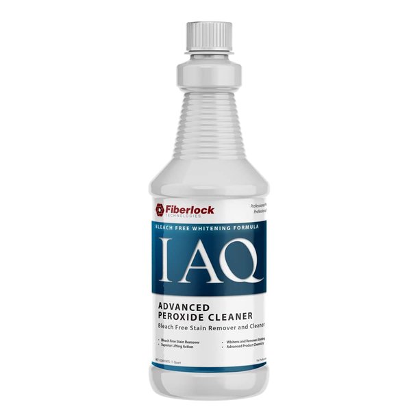 Fiberlock Advanced Peroxide Cleaner, 1 Quart, Hydrogen Peroxide-Based Cleaner, Use on Porous & Non-Porous Surfaces